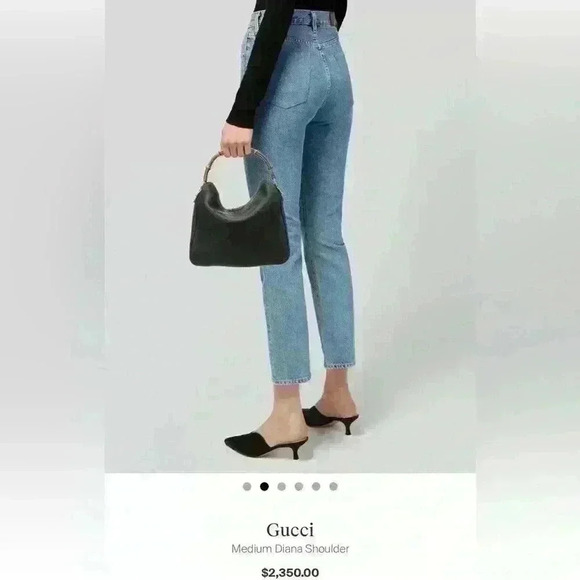 Vintage Gucci Black Leather 2 Way Sarah Flip Top Hobo,original strap-no peeling - Picture 15 of 17